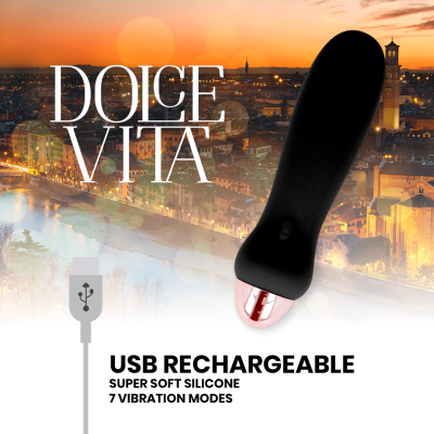 Vibrator 5 Schwarz 7 Modi | Dolce Vita