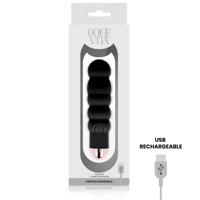 Vibrator 6 Schwarz 7 Modi | Dolce Vita