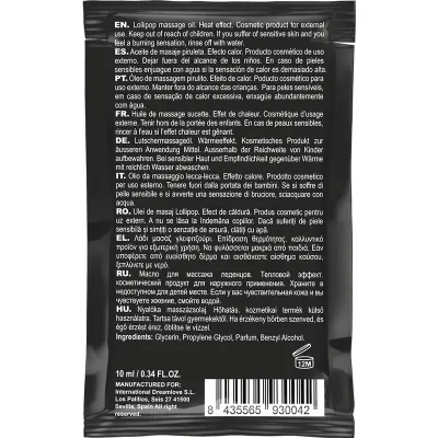 Pocket Lollipop Massageoil 10ml – Coquette Chic Desire