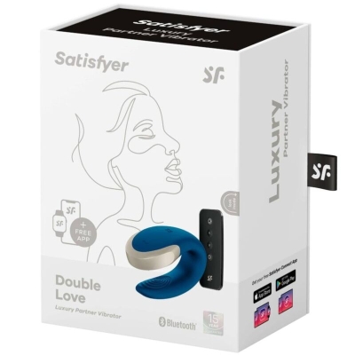 Double Love Luxury Partnervibrator Blau | Satisfyer
