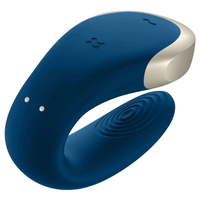 Double Love Luxury Partnervibrator Blau | Satisfyer