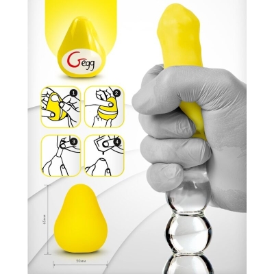 Strukturiertes Und Wiederverwendbares Ei - Gelb | Gvibe