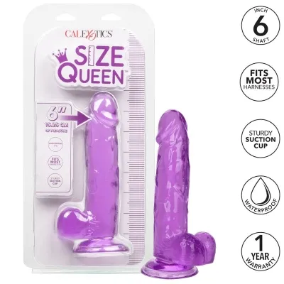 Queen Dildo Lila 15,3cm – Calex