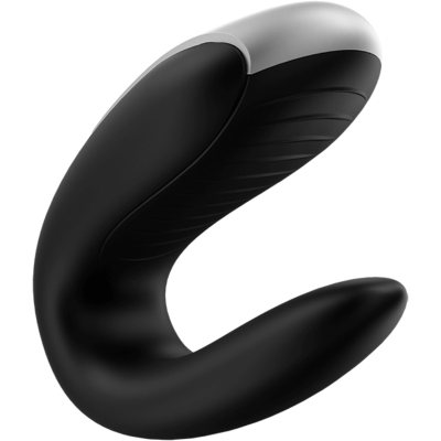 Double Fun Partnervibrator Schwarz | Satisfyer