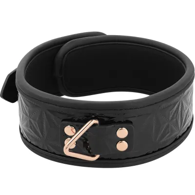 Premium Vegan Leather Collar – Begme Black Edition