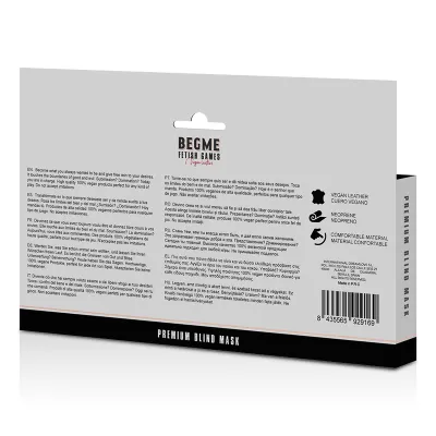 Premium Elastic Vegan Leather Mask – Begme