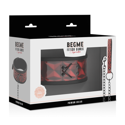 Vegane Lederhalskette | Begme - Red Edition
