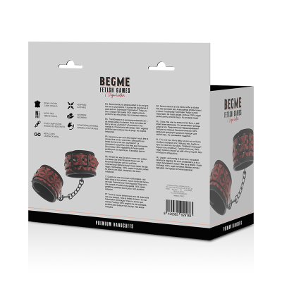 Premium Handschellen | Begme Red Edition