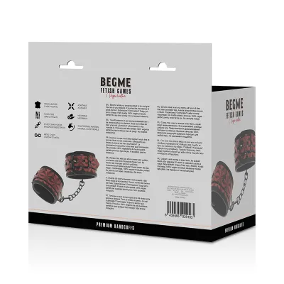 Premium Handschellen – Begme Red Edition