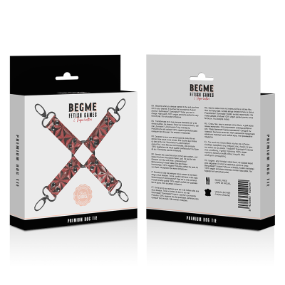 Hog Krawatte Veganes Leder | Begme Red Edition