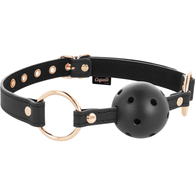 Fantasy Atmungsaktiver Veganer Lederknebel | Coquette Chic Desire