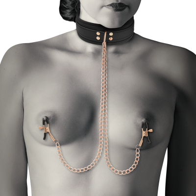 Fantasy Nippelklemmen Halskette Mit Neoprenfutter | Coquette Chic Desire