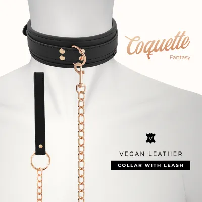 Vegane Leder Fantasy Halskette Mit Riemen – Coquette Chic Desire