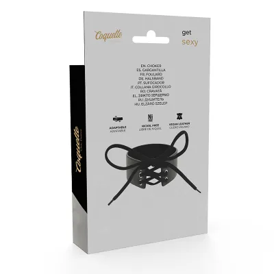 Veganes Leder Halsband – Coquette Chic Desire
