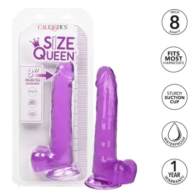 Queen Dildo Lila 20.3cm – Calex
