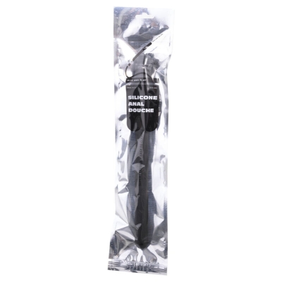 Aufblasbare Silikon Analdusche 27cm | All Black