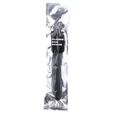Aufblasbare Silikon Analdusche 27cm – All Black