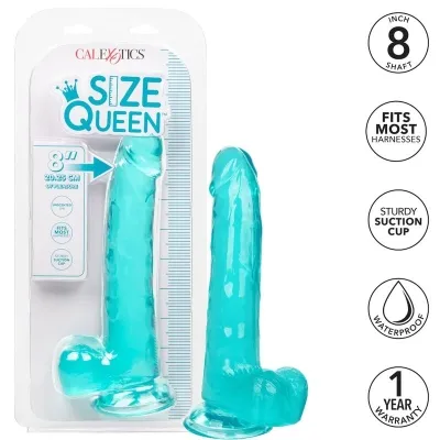 Queen Dildo Blau 20,3cm – Calex
