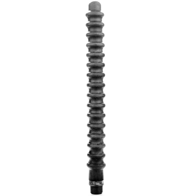 Mega Ripple Silikon Analdusche 28,5cm | All Black