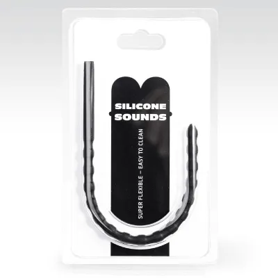 6/8mm Silikon Harnröhrensonde – All Black