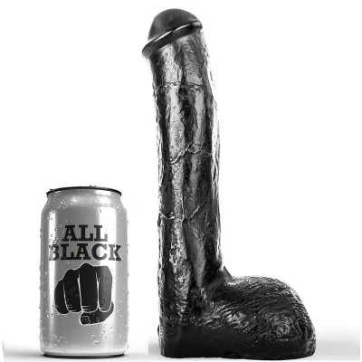 Realistischer Anal Penis 23cm – All Black