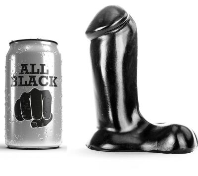 Realistischer Dildo 14cm | All Black