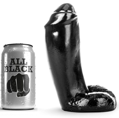 Realistischer Dildo 18cm | All Black