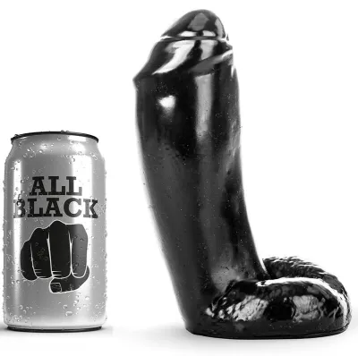 Realistischer Dildo 18cm – All Black