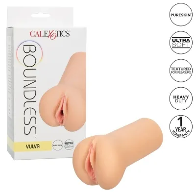 Boundless Vulva Masturbator Light Tone – Calex