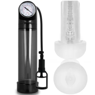 Rx9 Schwarz Mit Masturbator – Pump Addicted