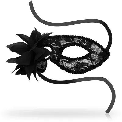 Masken Schwarze Spitzen- Und Blumenmasken – Ohmama