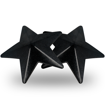 Nipplepatch Mit Schwarzen Sternen | Coquette Chic Desire nebeneinander