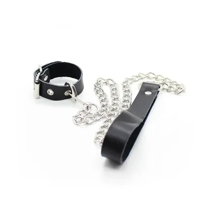 Penis Necklace and Leather Bracelet with Metal Cord – Ohmama