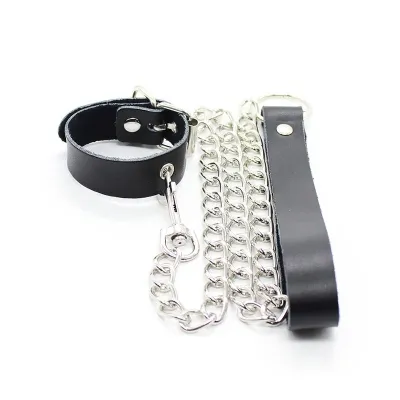 Penis Necklace and Leather Bracelet with Metal Cord – Ohmama