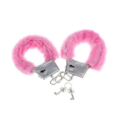 Pleasure Pelzhandschellen Pink | Diablo Picante