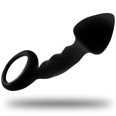 Gerippter Analplug Mit Ring | Ohmama