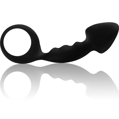 Gerippter Analplug Mit Ring | Ohmama