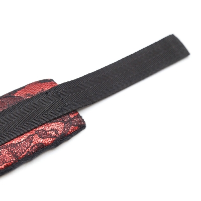Handschellen Aus Samt Mit Nylonband | Ohmama