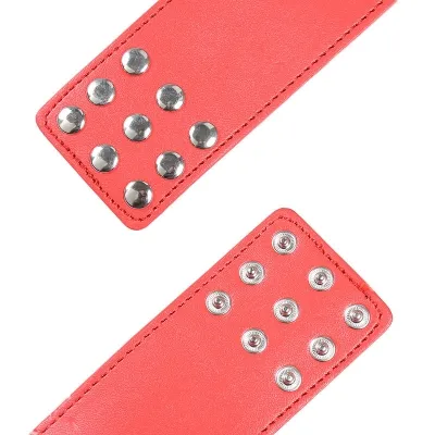 Red Handcuffs with Snap Closure – Ohmama