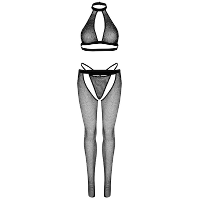 Netzoberteil G-String Und Strumpfhosen | Leg Avenue