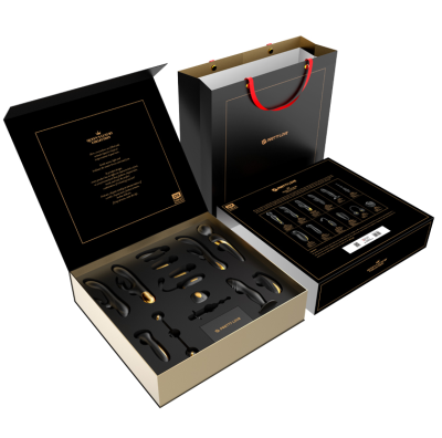 Black & Gold Luxury Vibrator Kit | Pretty Love