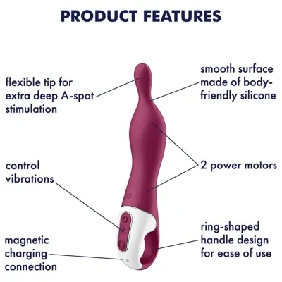 A-Mazing 1 A-Spot Vibrator Berry | Satisfyer