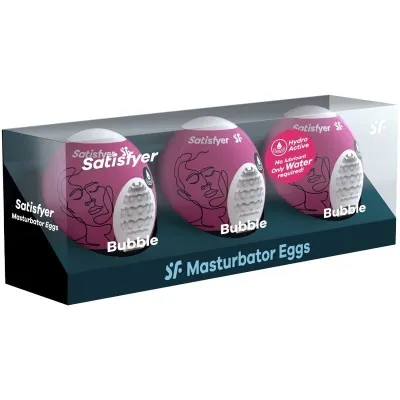 3 Masturbator Eier Der Eggcited Serie - Bubble – Satisfyer