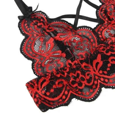 2 Tlg. Set Spitzenoberteil Und Slip L/Xl – Subblime