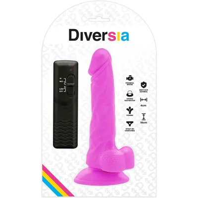 Flexible Vibrating Dildo 18cm Purple – Diversia
