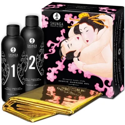 Erotisches Massagegel Erdbeerwein – Shunga