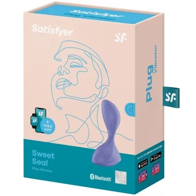 Sweet Seal Vibrating Plug App Lila | Satisfyer