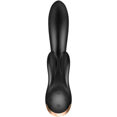 Double Flex Vibrator App - Black | Satisfyer