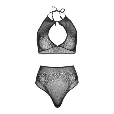 Halfter Crop Top & Stringslip 2 Tlg. Set Os – Leg Avenue