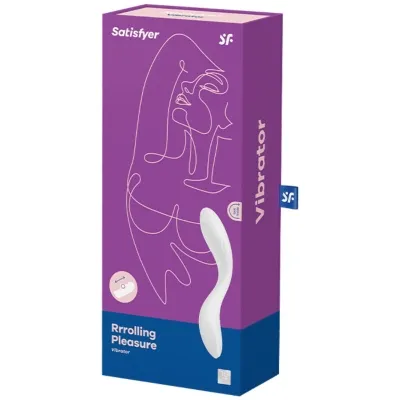 Rrrolling Pleasure G-Punkt Vibrator Weiss | Satisfyer